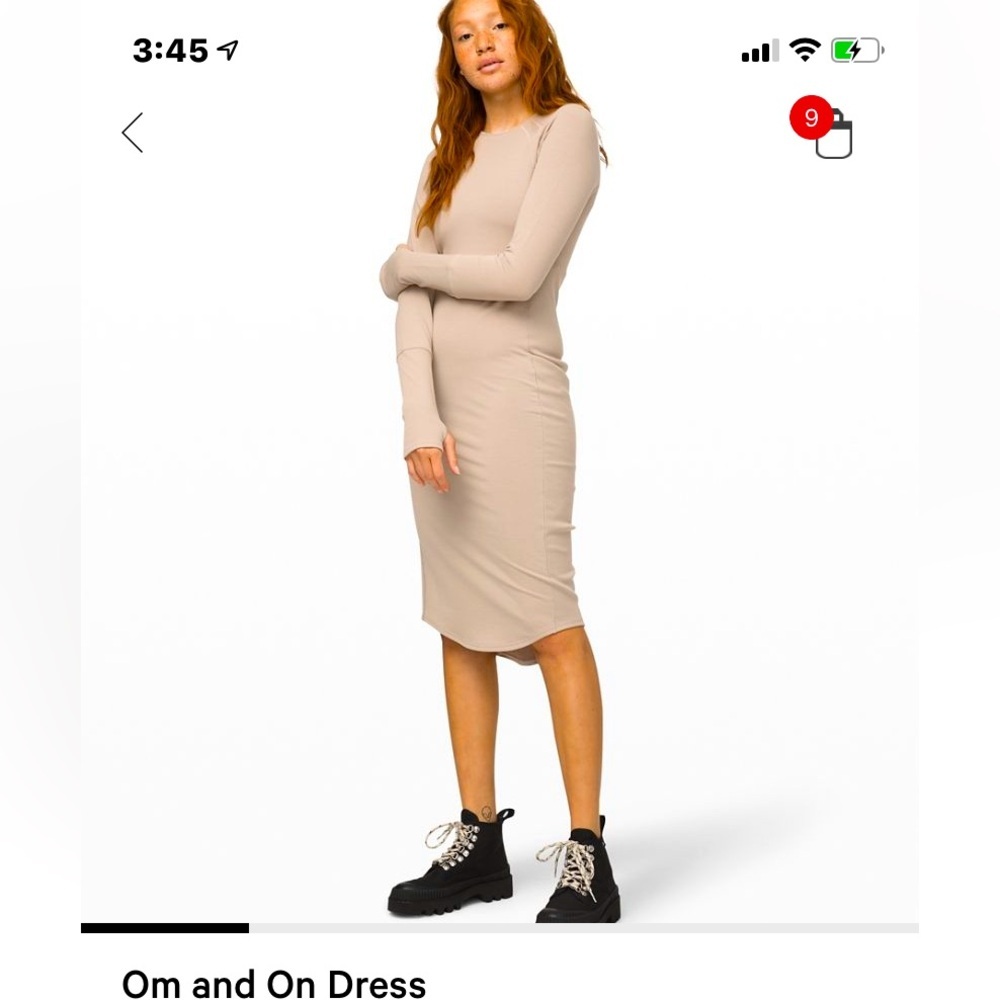 Lululemon on and on dress